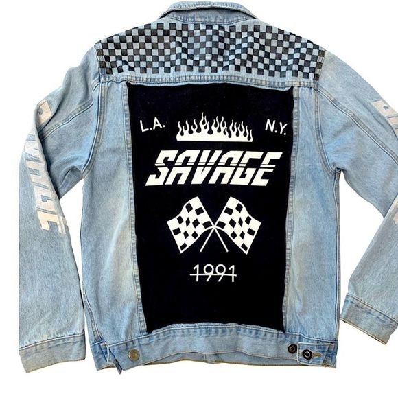 CARBON Denim Jacket - Picture 1 of 7